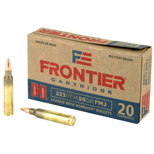 Frontier Ammunition 223 Remington 55 Grain Full Metal Jacket - 500 Rounds