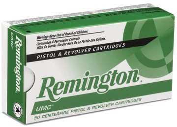 Remington UMC Ammunition - 45 Auto - 230 Grain Full Metal Jacket - 50 Rounds - Brass Case