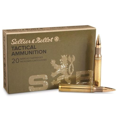 Sellier & Bellot Ammunition - 30-06 Springfield M1 Garand - 150 Grain Full Metal Jacket - 20 Rounds - Brass Case