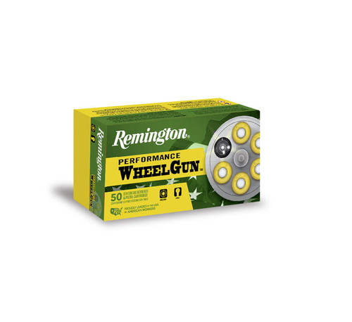 Remington Performance Wheel Gun Ammunition - 44 S&W Special - 246 Grain Lead Round Nose - 50 Rounds - Brass Case