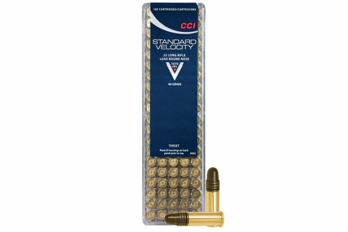 CCI | 22 Long Rifle 40gr RN | 100 Rounds