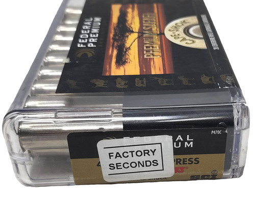 Federal Premium Ammunition - 470 Nitro Express - 500 Grain Barnes Triple-Shok - 20 Rounds - Factory Seconds