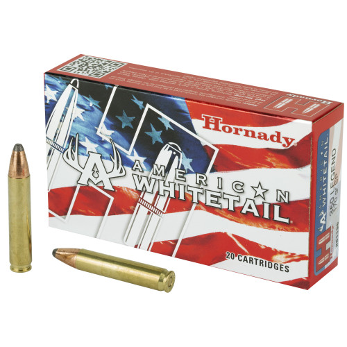 Hornady American Gunner Ammunition - 350 Legend - 170 Grain Interlock Soft Point - 20 Rounds - Brass Case