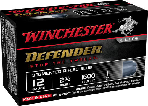 Winchester PDX1 Defender 12 Gauge - 2-3/4" -  1 oz  Segmented Slug  - 10 Rounds