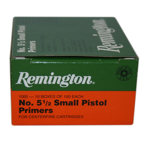 Remington 5  1/2 Small Pistol - 1000 Primers ** ADULT SIGNATURE REQUIRED** SEE DETAILS IN DESCRIPTION