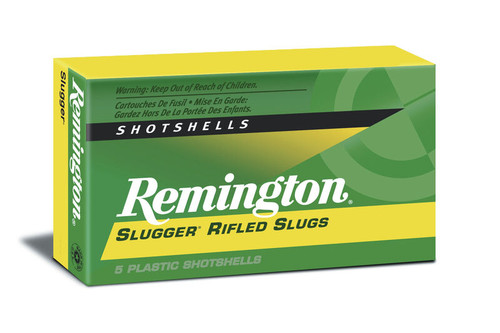 Remington Ammunition - 12 Gauge - 2 3/4" - 1 Oz. Rifled Slug - 5 Rounds