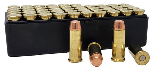 Miwall New Ammunition - 44 S&W Special - 240 Grain Full Metal Jacket - 50 Rounds - Brass Case