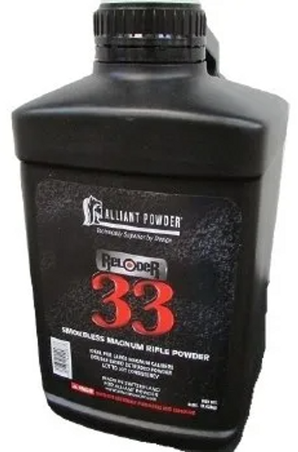 Alliant Reloder 33 Smokeless Powder - 8 Lb. ** ADULT SIGNATURE REQUIRED** SEE DETAILS IN DESCRIPTION