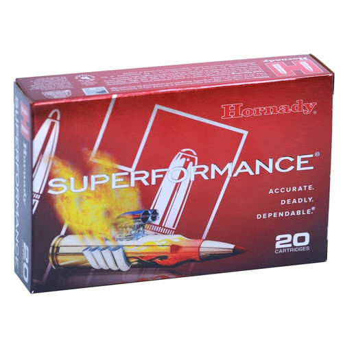 Hornady Superformance Ammunition - 25-06 Remington - 90 Grain CX Lead Free - 20 Rounds - Brass Case