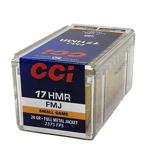 CCI | 17 HMR 20gr FMJ | 50 Rounds