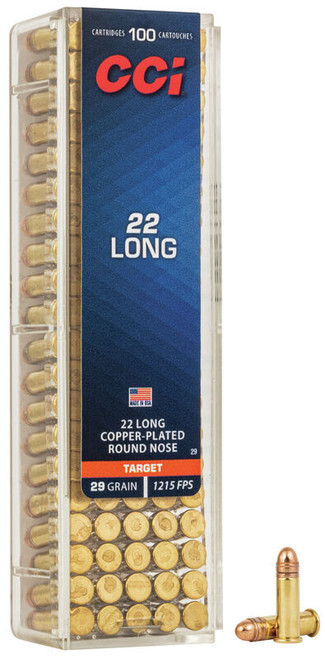 CCI | 22 Long 29gr RN | 100 Rounds