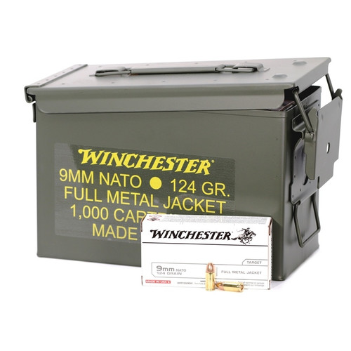 Winchester | 9mm Luger 124gr FMJ | 1000 Rounds