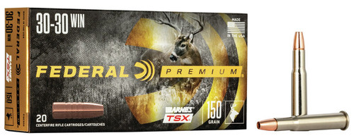Federal | 30-30 Winchester 150gr Barnes TSX | 20 Rounds