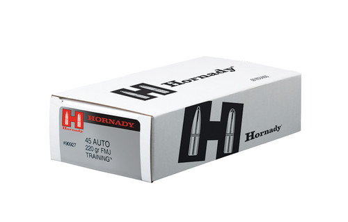 Hornady 45 Auto 220 Grain FMJ Training Brass LE - 500 Rounds - Brass Case