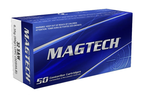 Magtech | 32 S&W Long 98gr Lead Wad Cutter | 50 Rounds