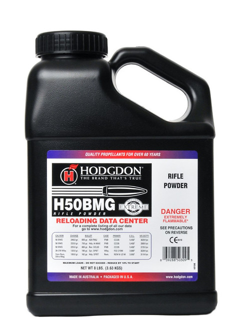 Hodgdon 50 BMG Smokeless Powder - 8 Lb. ** ADULT SIGNATURE REQUIRED** SEE DETAILS IN DESCRIPTION