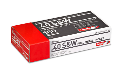 Aguila Ammunition - 40 S&W - 180 Grain Full Metal Jacket - 50 Rounds