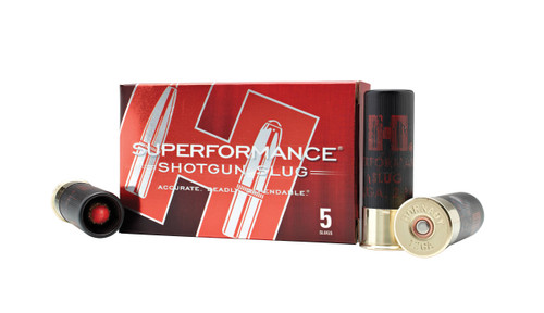 Hornady Superformance Ammunition - 12 Gauge - 2 3/4" - 300 Grain Monoflex Slug - 5 Rounds