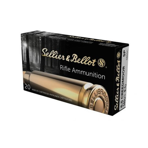 Sellier & Bellot Ammunition - 6.5 Creedmoor - 140 Grain Soft Point - 20 Rounds