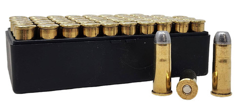 Miwall New Ammunition - 44-40 Winchester - 200 Grain Lead Round Nose - 50 Rounds - Brass Case