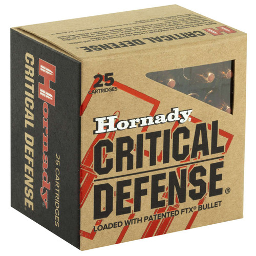 Hornady Critical Defense Ammunition - 30 Carbine - 110 Grain FTX - 25 Rounds
