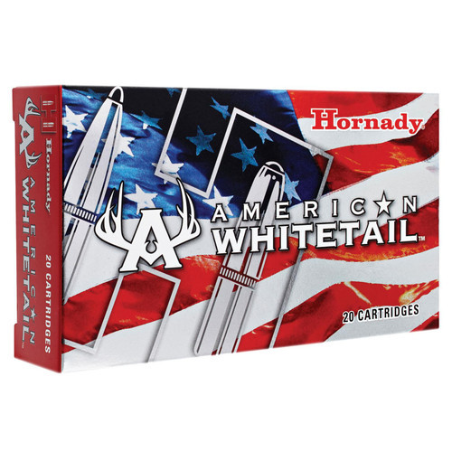 Hornady American Whitetail Ammunition - 300 Winchester Short Magnum - 165 Grain Interlock - 20 Rounds