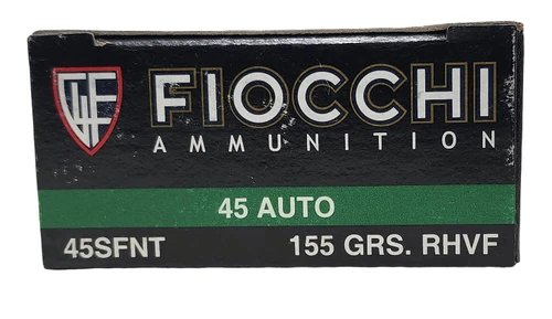 Fiocchi | 45 Auto 155gr SinterFire | 50 Rounds