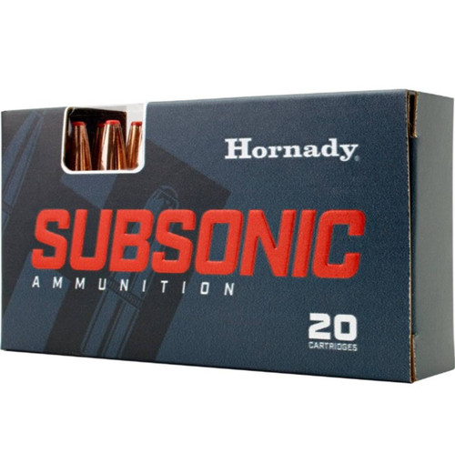 Hornady Subsonic Ammunition - 30-30 Winchester - 175 Grain SUB-X - 20 Rounds