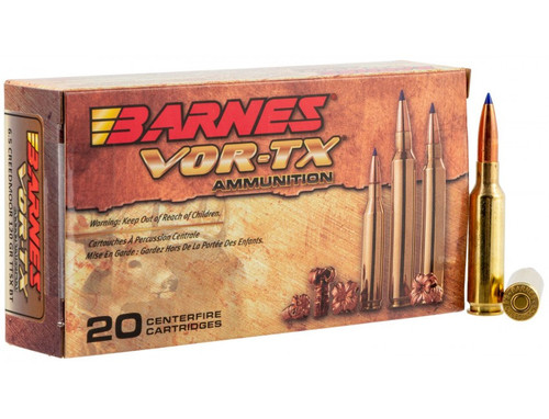 Barnes Vor-TX Ammunition - 6.5 Creedmoor - 120 Grain TTSX BT - 20 Rounds