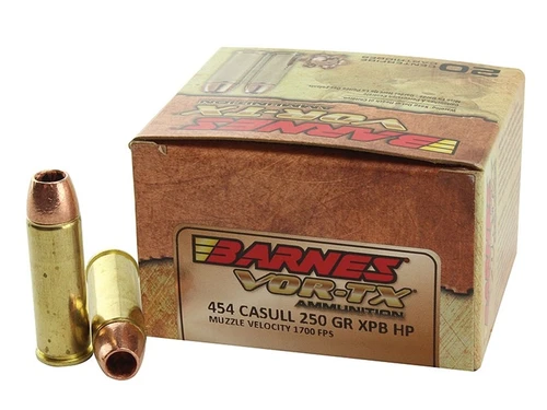 Barnes | 454 Casull 250gr HP | 20 Rounds