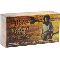 HSM Cowboy Action Ammunition - 44-40 Winchester - 200 Grain Flat Point - 50 Rounds