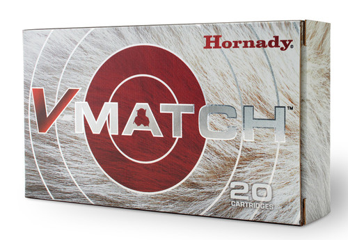 Hornady V-Match Ammunition - 22 ARC - 62 Grain ELD-VT - 20 Rounds