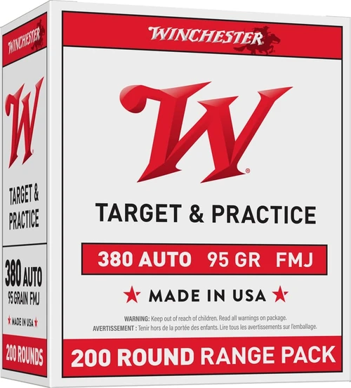 Winchester | 380 ACP 95gr FMJ | 200 Rounds