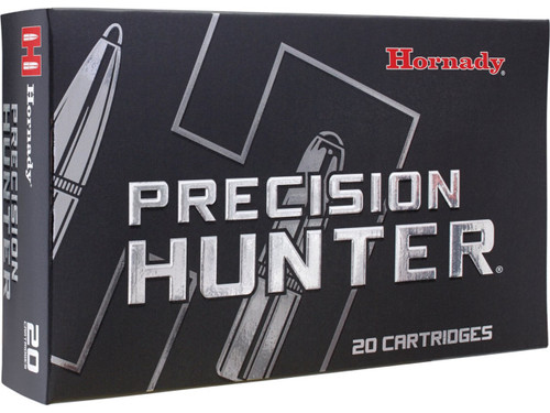 Hornady Precision Hunter Ammunition - 7 MM Winchester Short Magnum - 162 Grain ELD-X - 20 Rounds