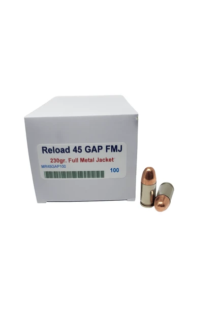 Miwall | 45 GAP 230gr FMJ | 100 Rounds