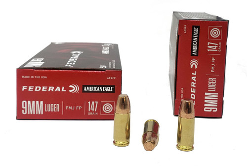 Federal American Eagle | 9 MM 147gr FMJ | 1000 Rounds