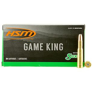 HSM Game King Ammunition - 303 Savage - 150 Grain Sierra Pro-Hunter - 20 Rounds