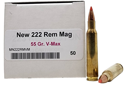 Miwall | 222 Remington 55gr V-MAX Polymer Tip | 50 Rounds |