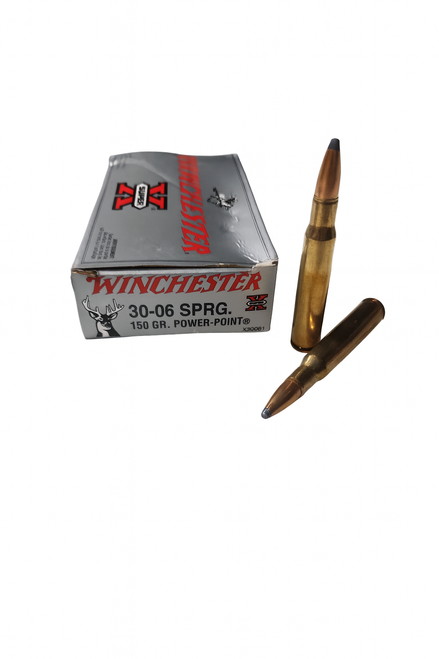 Winchester Super X Ammunition - 30-06 Springfield - 150 Grain Power Point - 20 Rounds - Brass Case Winchester Super X Ammunition - 30-06 Springfield - 150 Grain Power Point - 20 Rounds - Brass Case