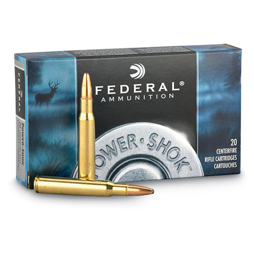 Federal PowerShok Ammunition - 270 Winchester - 150 Grain Soft Point - 20 Rounds Federal PowerShok Ammunition - 270 Winchester - 150 Grain Soft Point - 20 Rounds