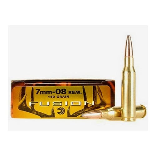 Federal Fusion Ammunition - 7MM-08 Remington - 140 Grain Fusion - 20 Rounds