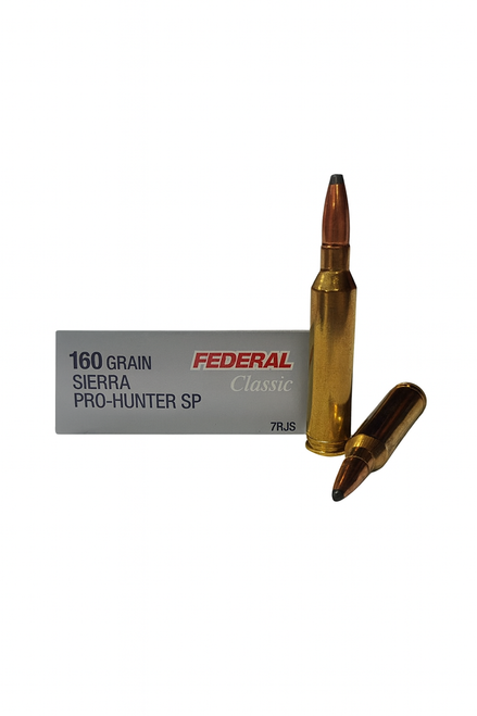 Federal Classic Ammunition - 7 MM Remington Magnum - 160 Grain Sierra Soft Point - 20 Rounds Federal Classic Ammunition - 7 MM Remington Magnum - 160 Grain Sierra Soft Point - 20 Rounds