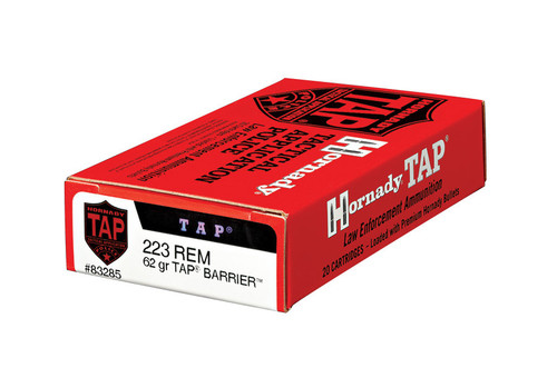 Hornady 223 Rem 62 Grain TAP Barrier LE - 20 Rounds - Brass Case Hornady 223 Rem 62 Grain TAP Barrier LE - 20 Rounds - Brass Case