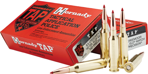 Hornady 6.5 Creedmoor 147 Grain ELD Match TAP LE - 20 Rounds - Brass Case Hornady 6.5 Creedmoor 147 Grain ELD Match TAP LE - 20 Rounds - Brass Case