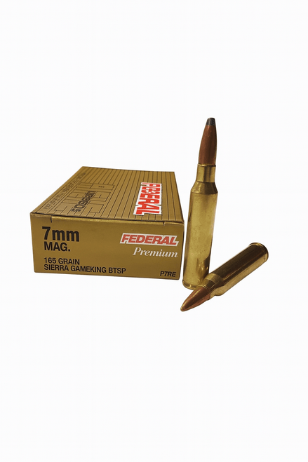 Federal | 7 MM Rem Mag 165gr Sierra GameKing BTSP | 20 Rounds