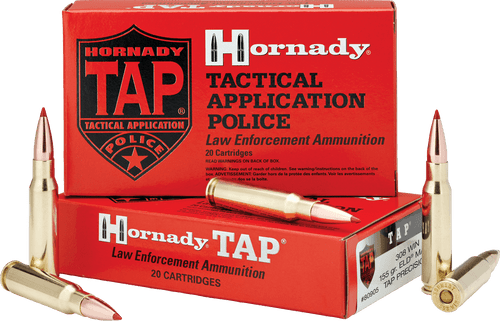 Hornady 308 Win 155 Grain ELD Match TAP Precision LE - 20 Rounds - CASE