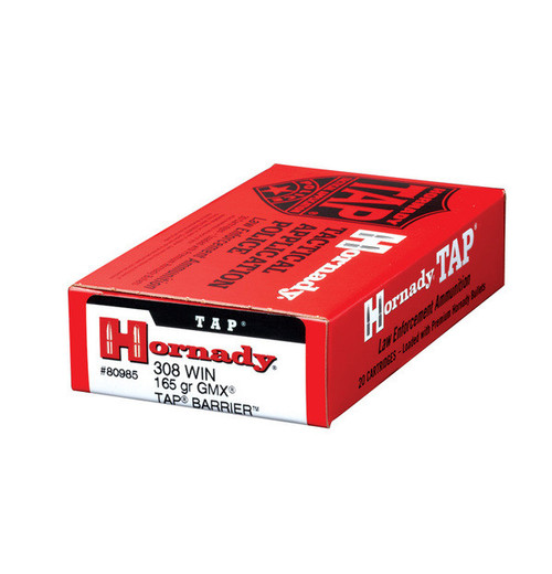 Hornady 308 Win 165 Grain CX TAP Barrier LE - 20 Rounds - Nickle Plated Brass Case Hornady 308 Win 165 Grain CX TAP Barrier LE - 20 Rounds - Nickle Plated Brass Case
