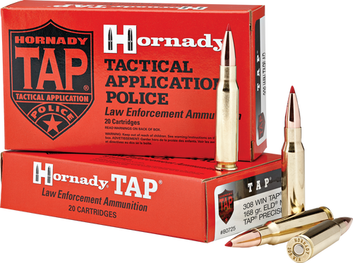 Hornady 308 Win 168 Grain ELD Match TAP Precision LE - 20 Rounds - Brass Case Hornady 308 Win 168 Grain ELD Match TAP Precision LE - 20 Rounds - Brass Case