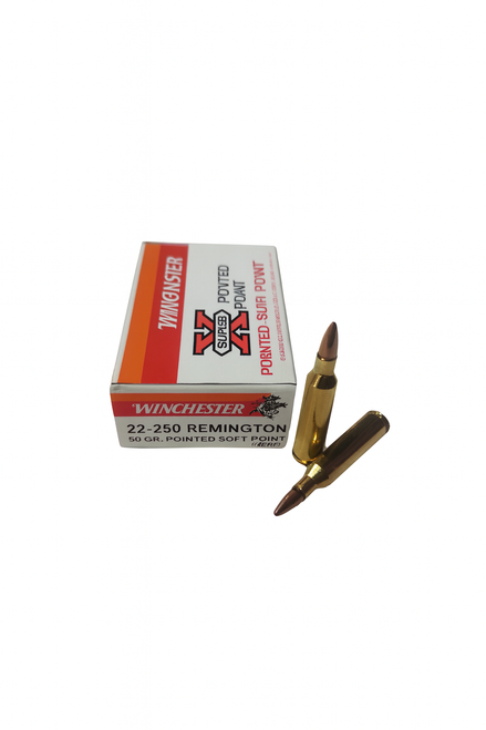 Winchester Ammunition - 22-250 Remington - 55 Grain Power Point - 20 Rounds Winchester Ammunition - 22-250 Remington - 55 Grain Power Point - 20 Rounds