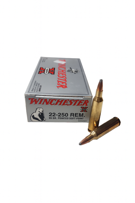 Winchester Ammunition - 22-250 Remington - 55 Grain Power Point - 20 Rounds Winchester Ammunition - 22-250 Remington - 55 Grain Power Point - 20 Rounds